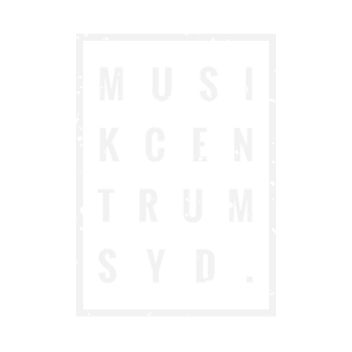 Logo Musikcentrum Syd White